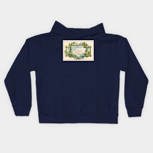 Vintage French Chocolate Ad Kids Hoodie